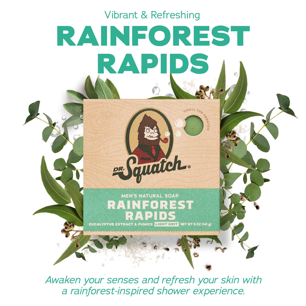 Dr. Squatch Coconut Castway — savon naturel, texture nourrissante pour peau douce.