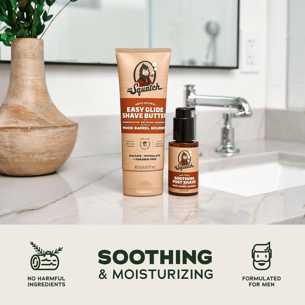 Dr. Squatch Senteur bois-baril Bourbon, fragrance masculine