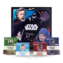 Dr. Squatch Star Wars Épisode II – ensemble de quatre savons pour une douche naturelle masculine.
