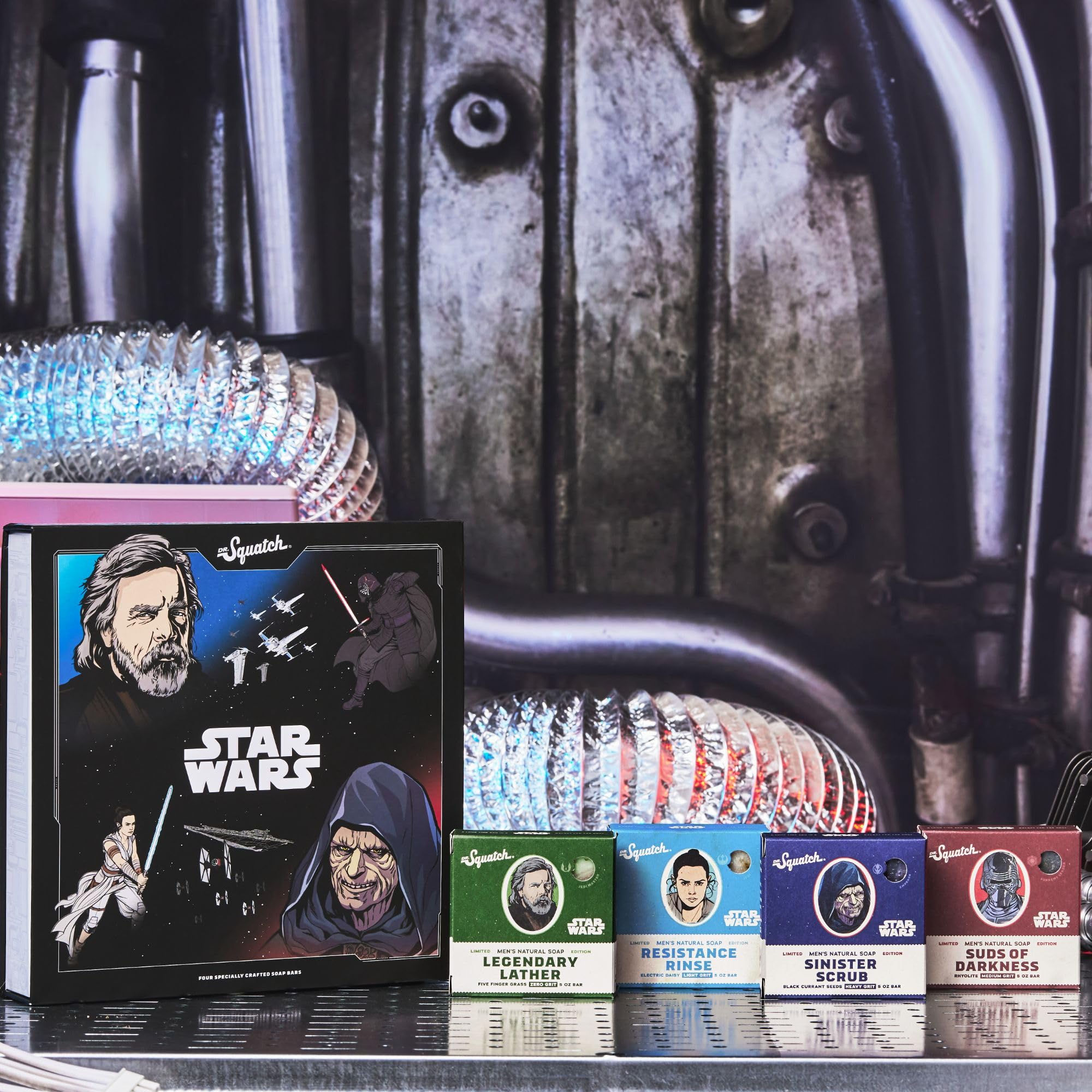Savon Dr. Squatch Star Wars Épisode II – procédé froid pour une peau douce.