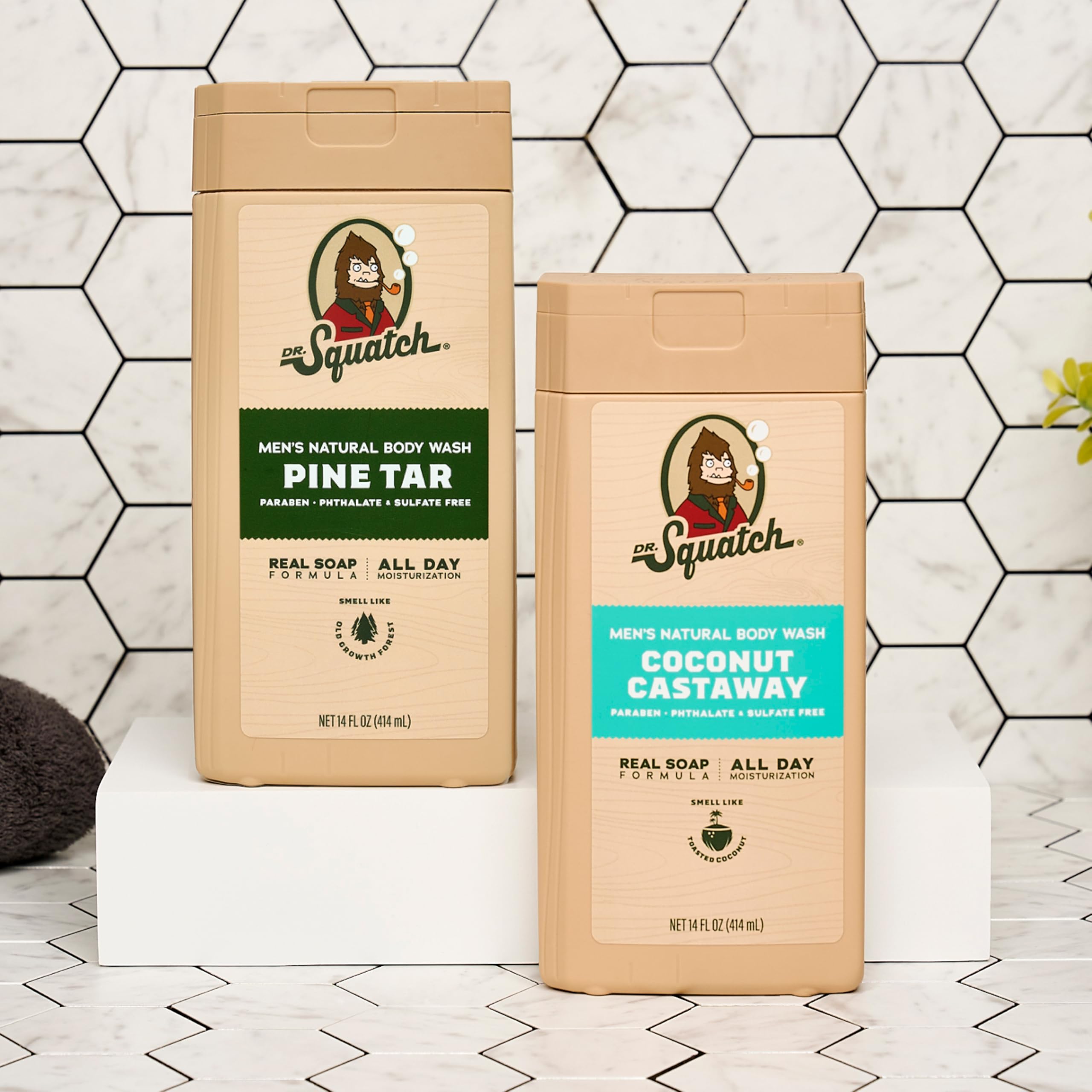 Dr Squatch technologie verrouillage senteurs prolonge le parfum.
