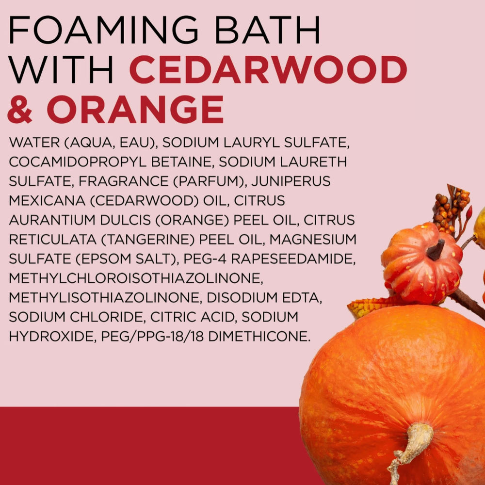Dr Teal's bain moussant Warm Autumn Comfort, flacon prêt à enrichir votre bain relaxant.
