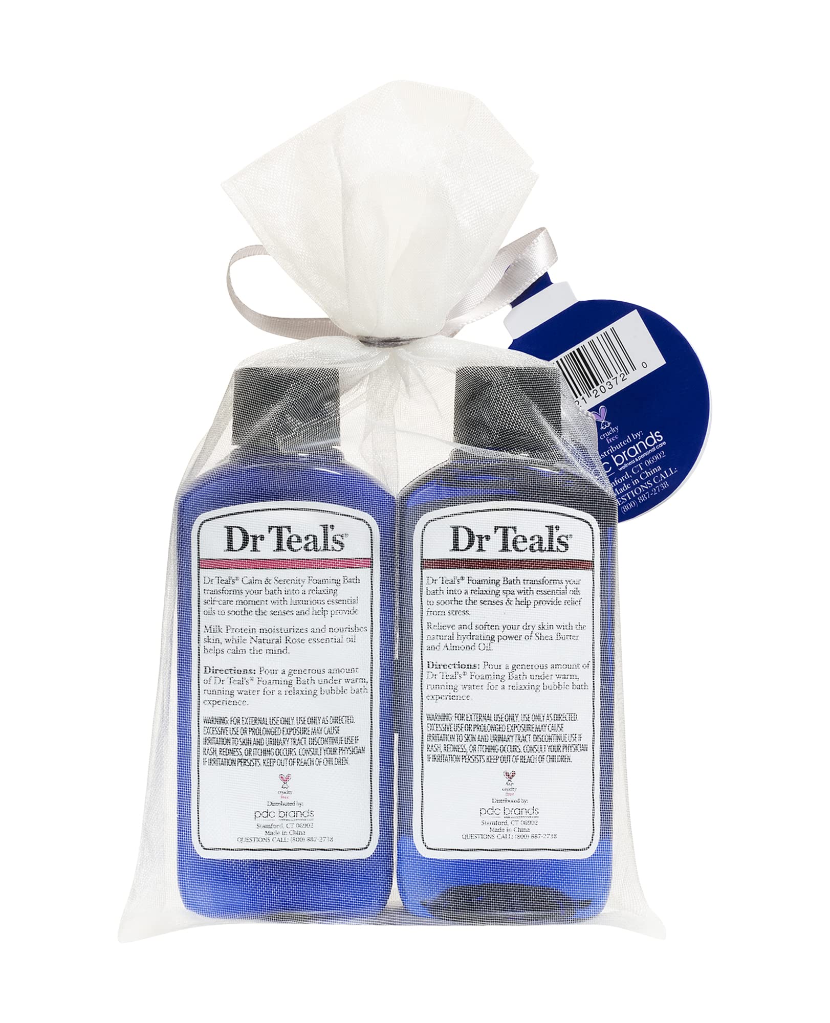 Dr Teal's bain mousse Rose et lait, parfum apaisant