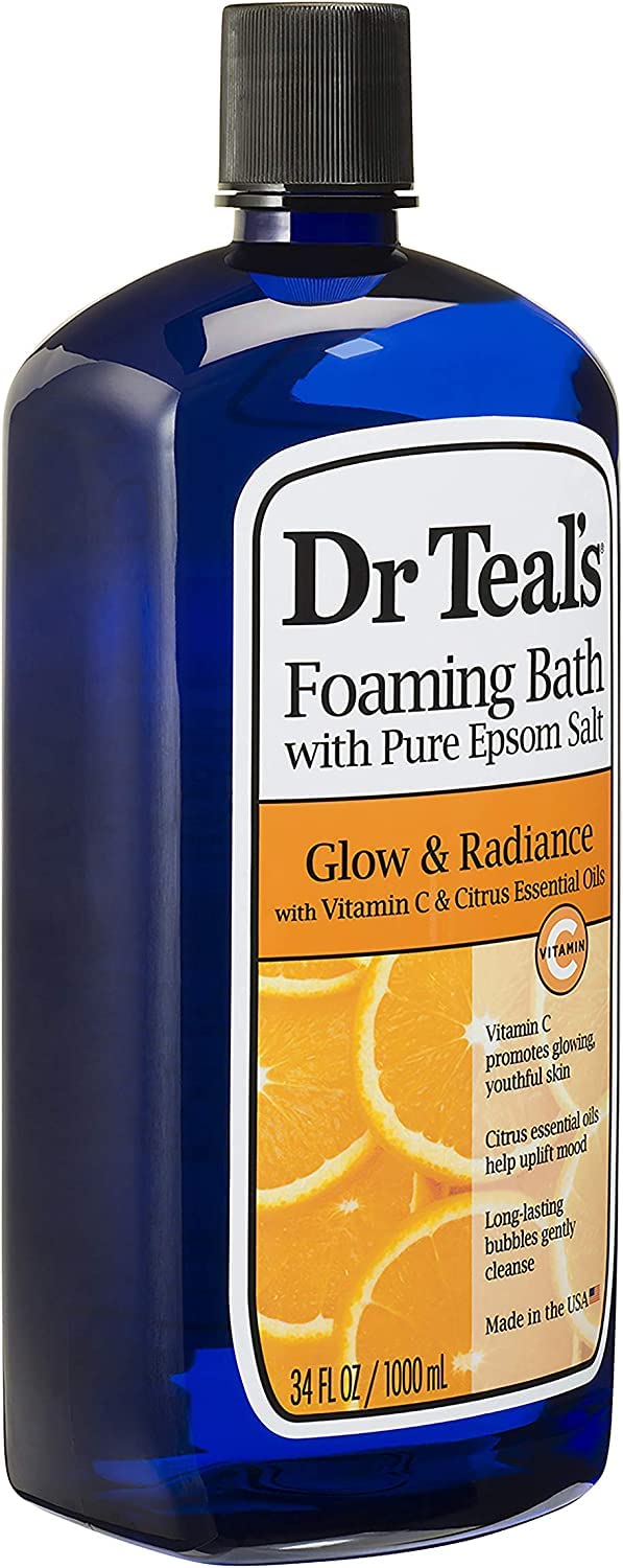 Dr Teal's bain-sels epsom favorise la relaxation musculaire après l'effort.