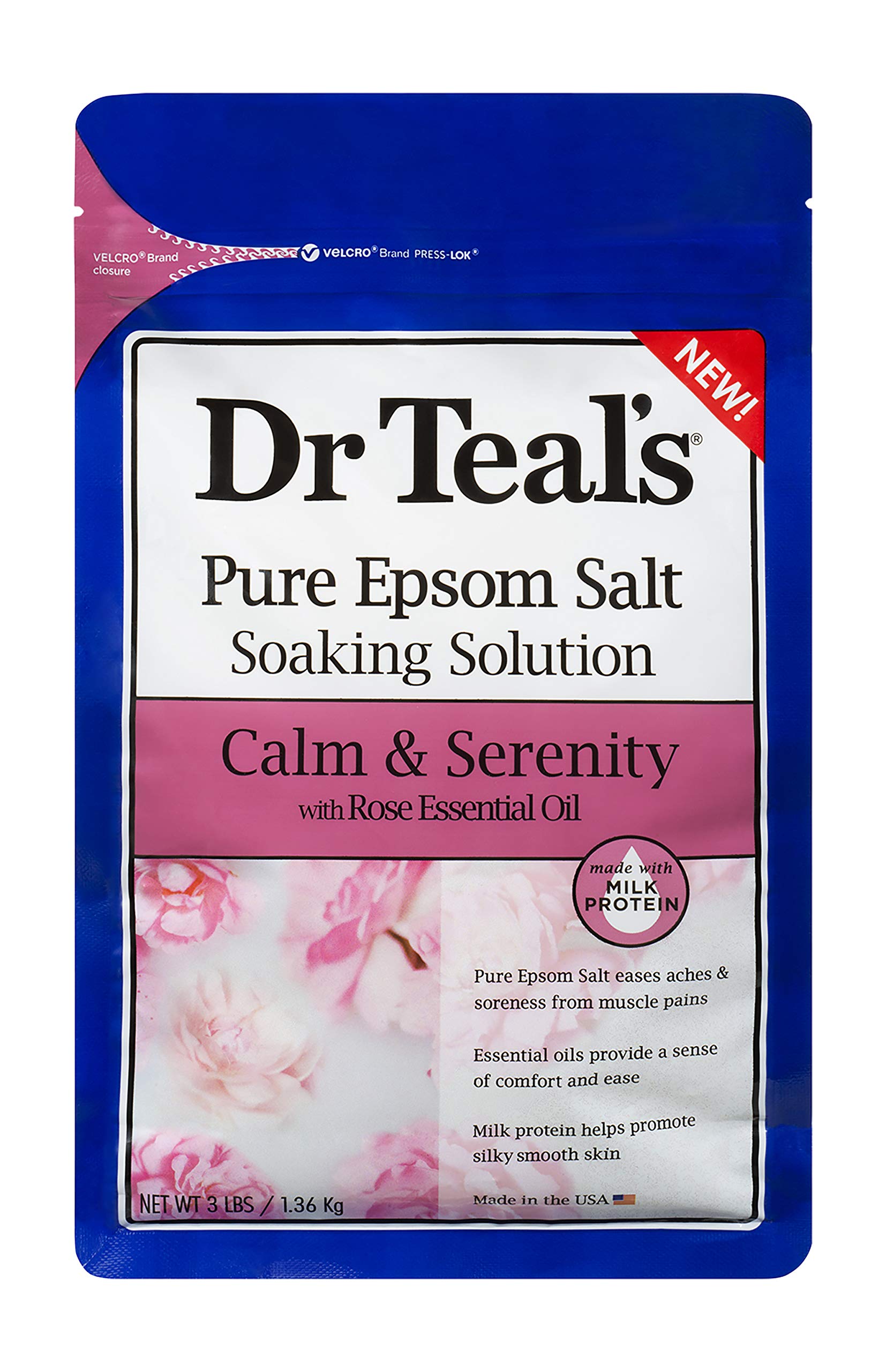 Dr Teal's Bulles Douces et Longues pour nettoyer en douceur.