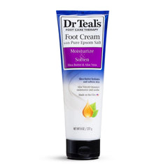 Dr Teal's crème pieds aloe vera, application quotidienne pour peau douce