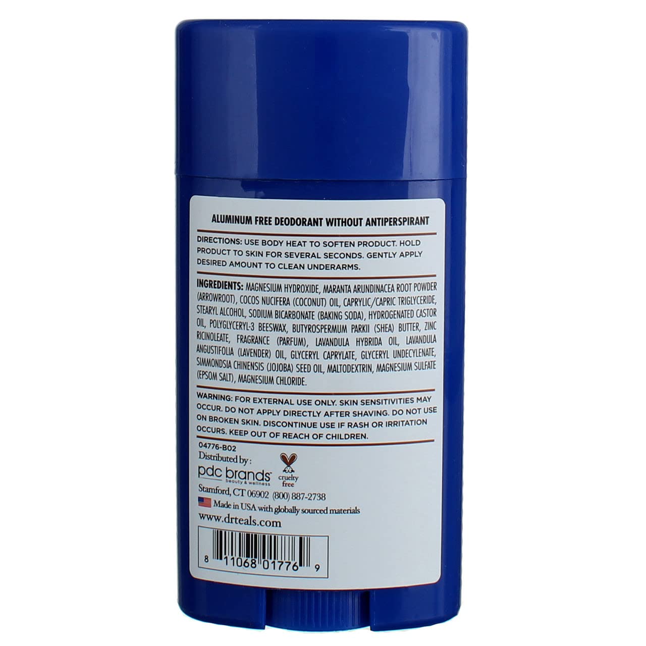 Dr Teal's Déodorant Coco – texture crémeuse pour un confort quotidien.