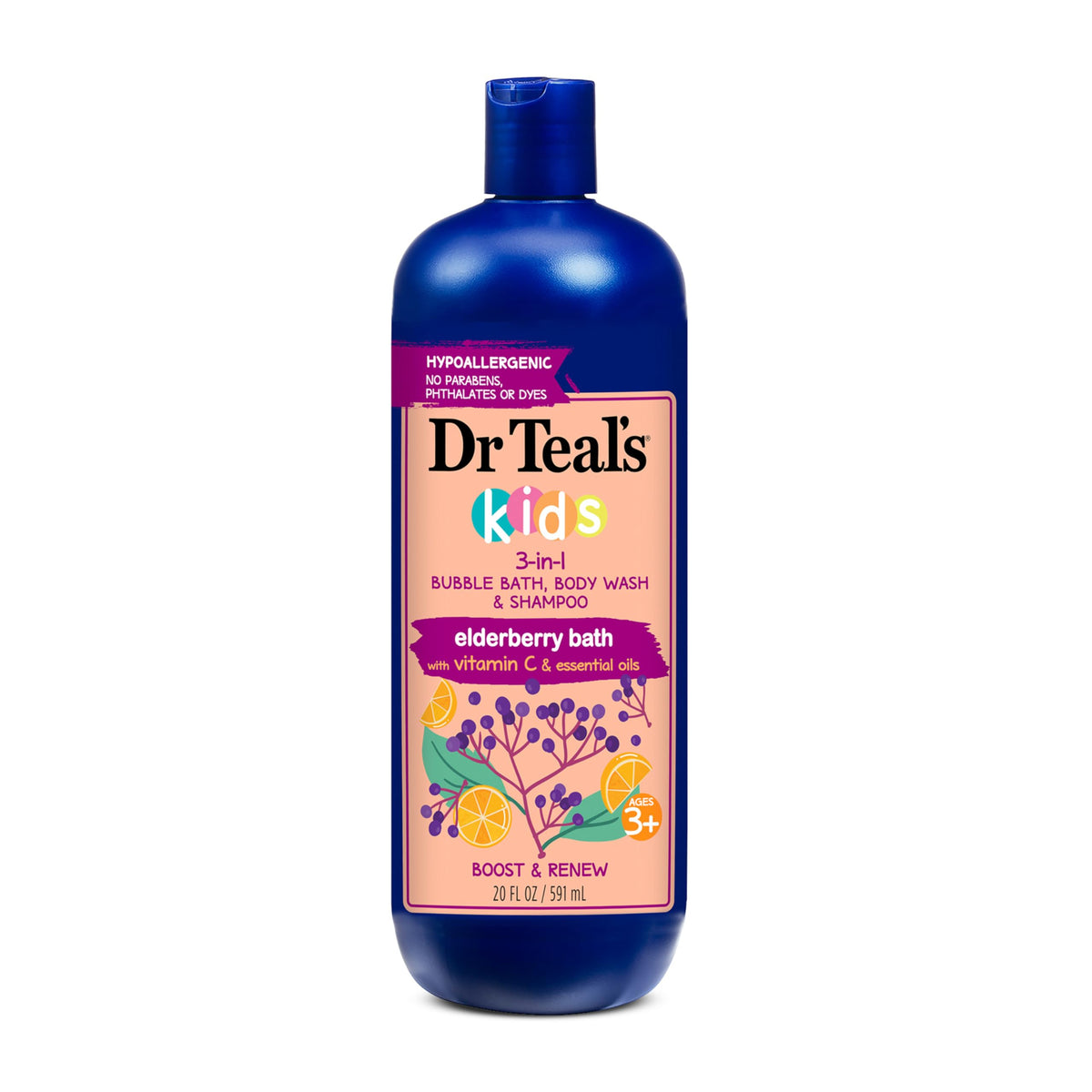 Dr Teal's Kids – bain bulles sureau : moment ludique et parfum agréable
