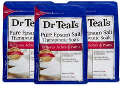 Dr Teal's ensemble-bain-3-pack-sans-parfum favorise détente et récupération après l'effort.