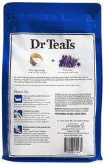 Dr Teal's Sel d'Epsom sachet refermable Velcro pour préserver fraîcheur
