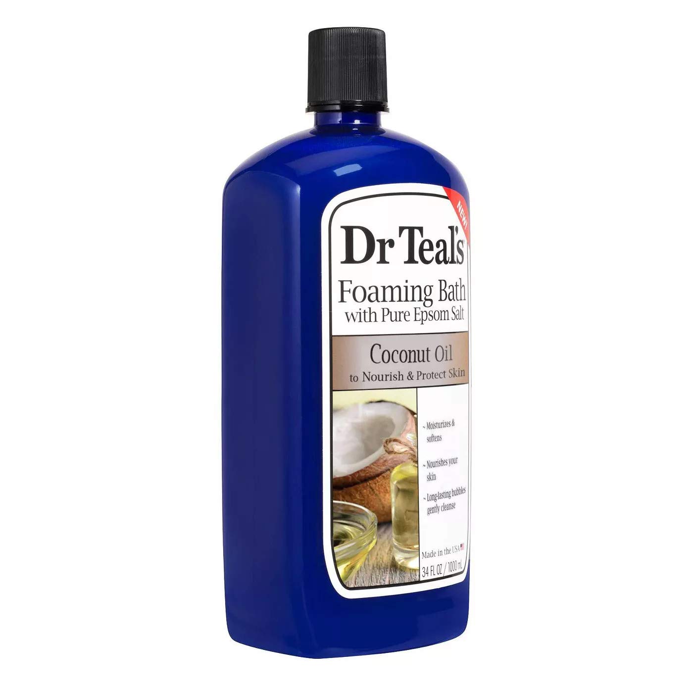 Dr Teal's epsom-sels-aromes-essentiels: détente musculaire légère et parfum apaisant.