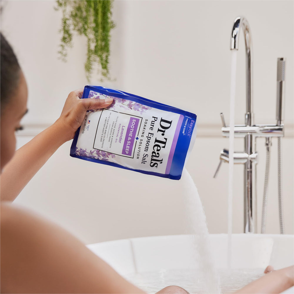 Dr Teal's exfoliant maison avec sel Epsom