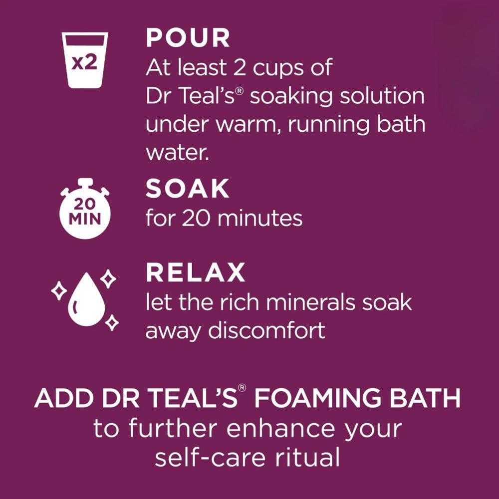 Expérience sensorielle luxueuse à domicile avec Dr Teal's.