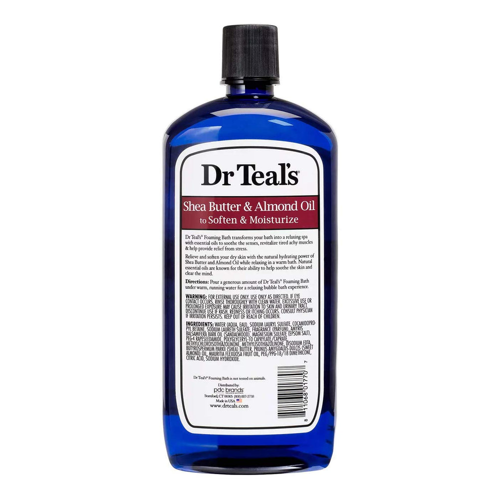 Dr Teal's Foaming Bath lathers luxuriously, transforming your tub into a spa-like retreat.