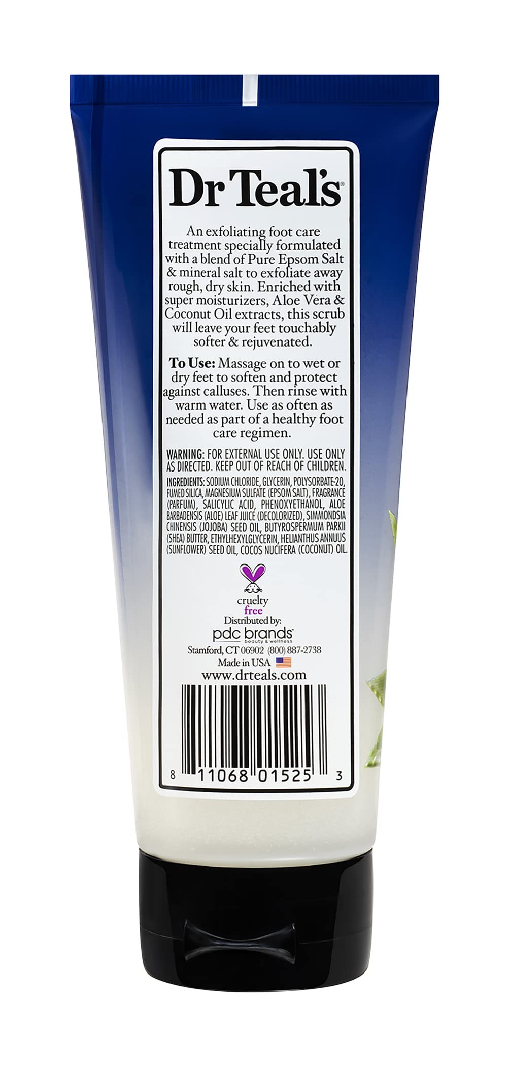 Dr Teal's Gentle Exfoliant Pieds-grains-exfoliants : grains exfoliants redistribuent une surface plus douce.