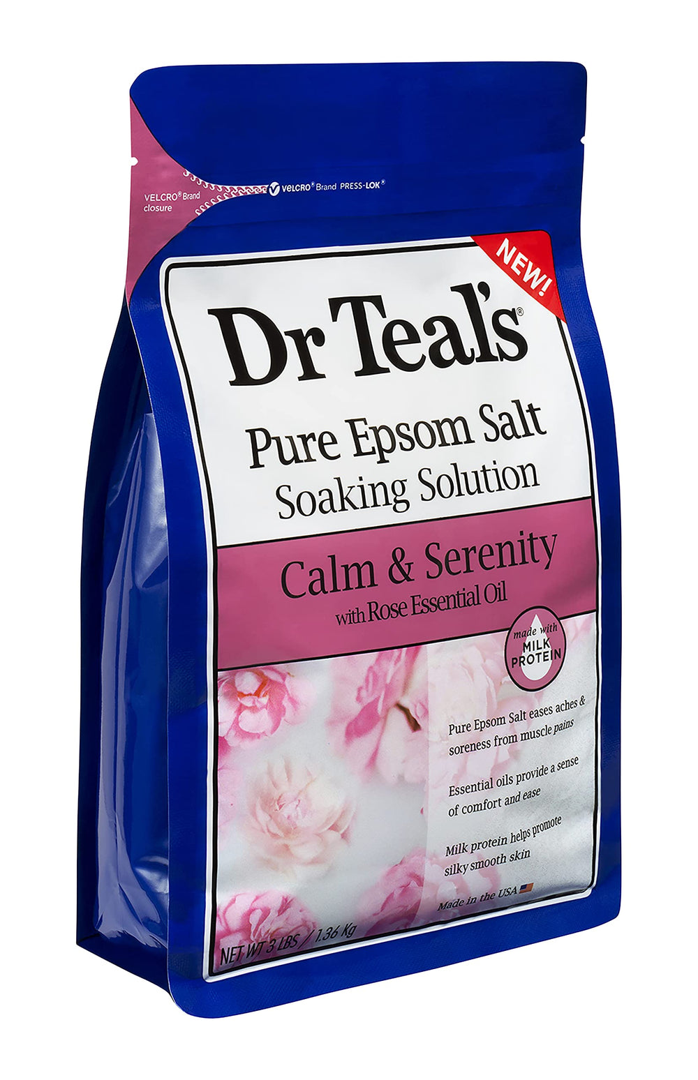 Dr Teal's Rituel Bain Spa transforme votre baignoire en espace de détente.