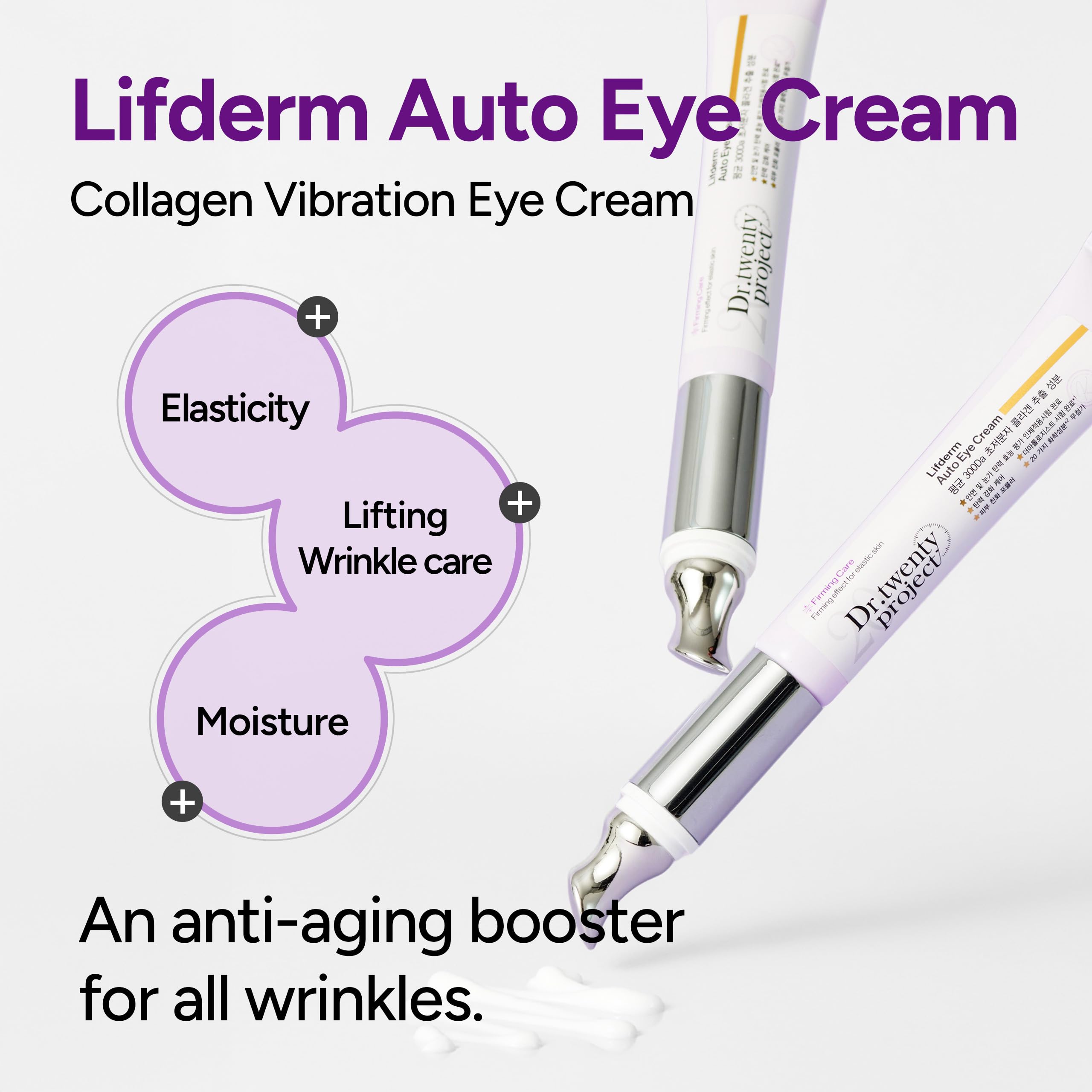 Dr.twentyproject Lifderm appareil massage yeux — vibration favorisant l absorption.