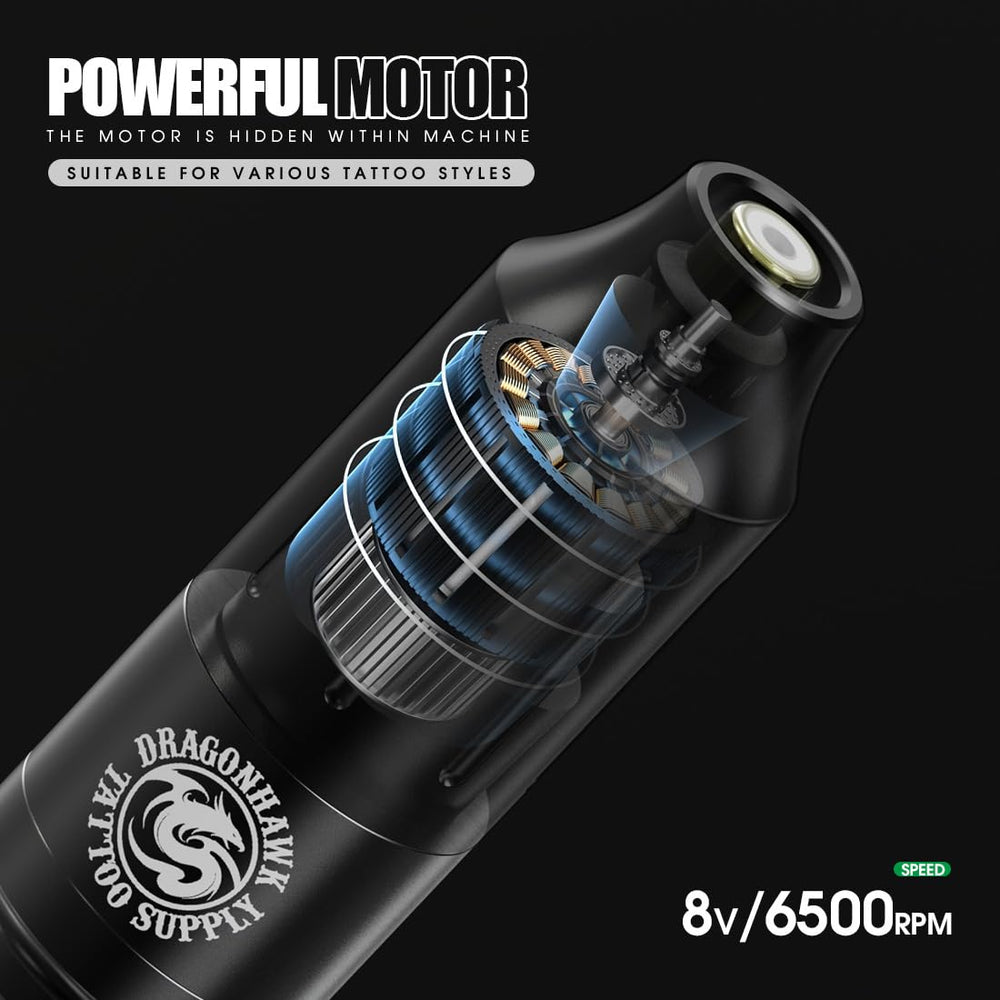 Dragonhawk B2, batterie 1300mAh, autonomie jusqu'à 5 heures.