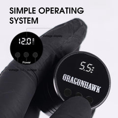Dragonhawk clip RCA connecté au stylo pour alimentation continue.