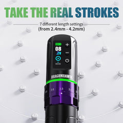 Dragonhawk L3, poignée confort 32 mm pour une prise stable