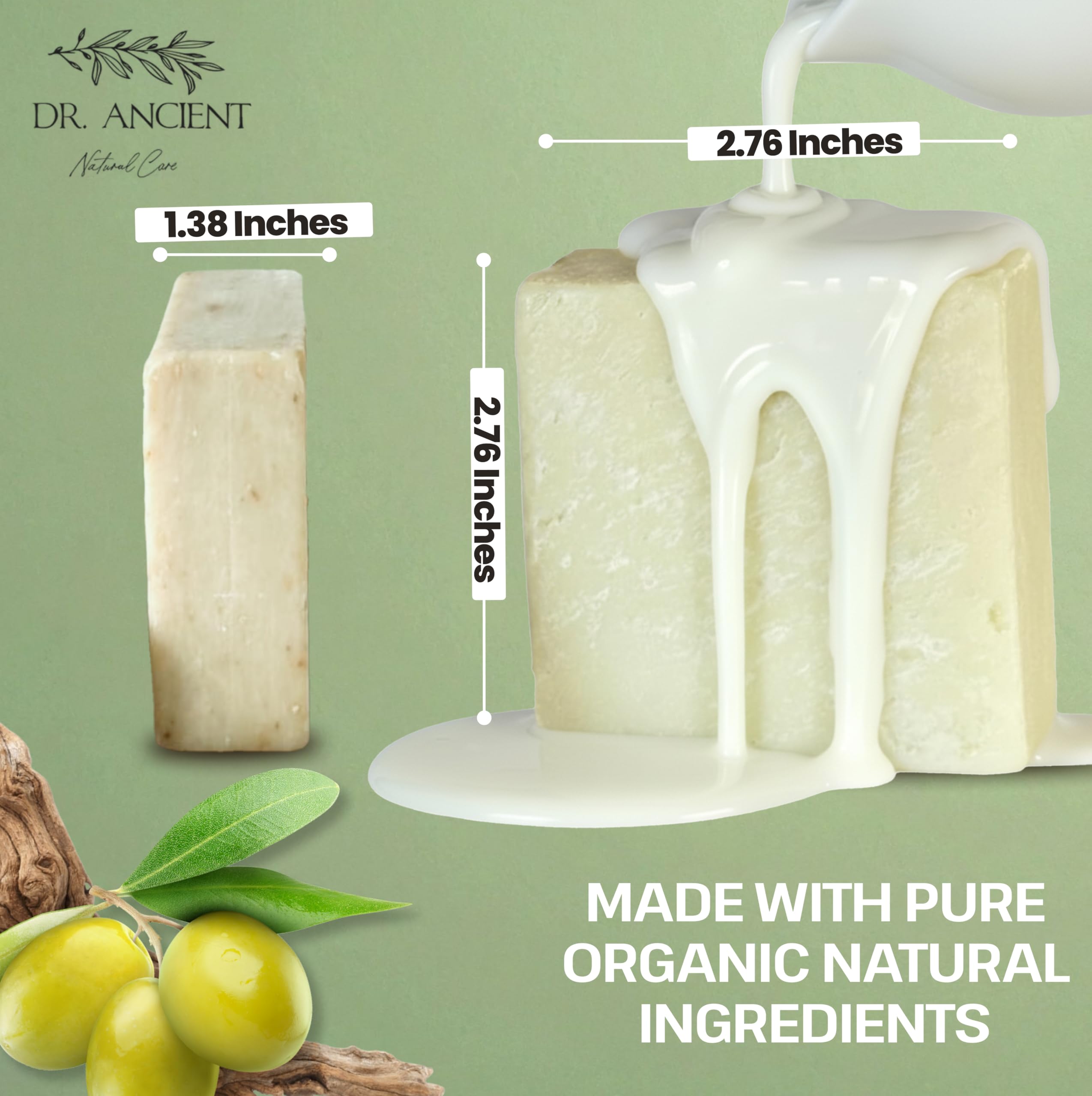 Dr.Ancient Savon lait d’âne – Nettoyage en douceur et équilibre.