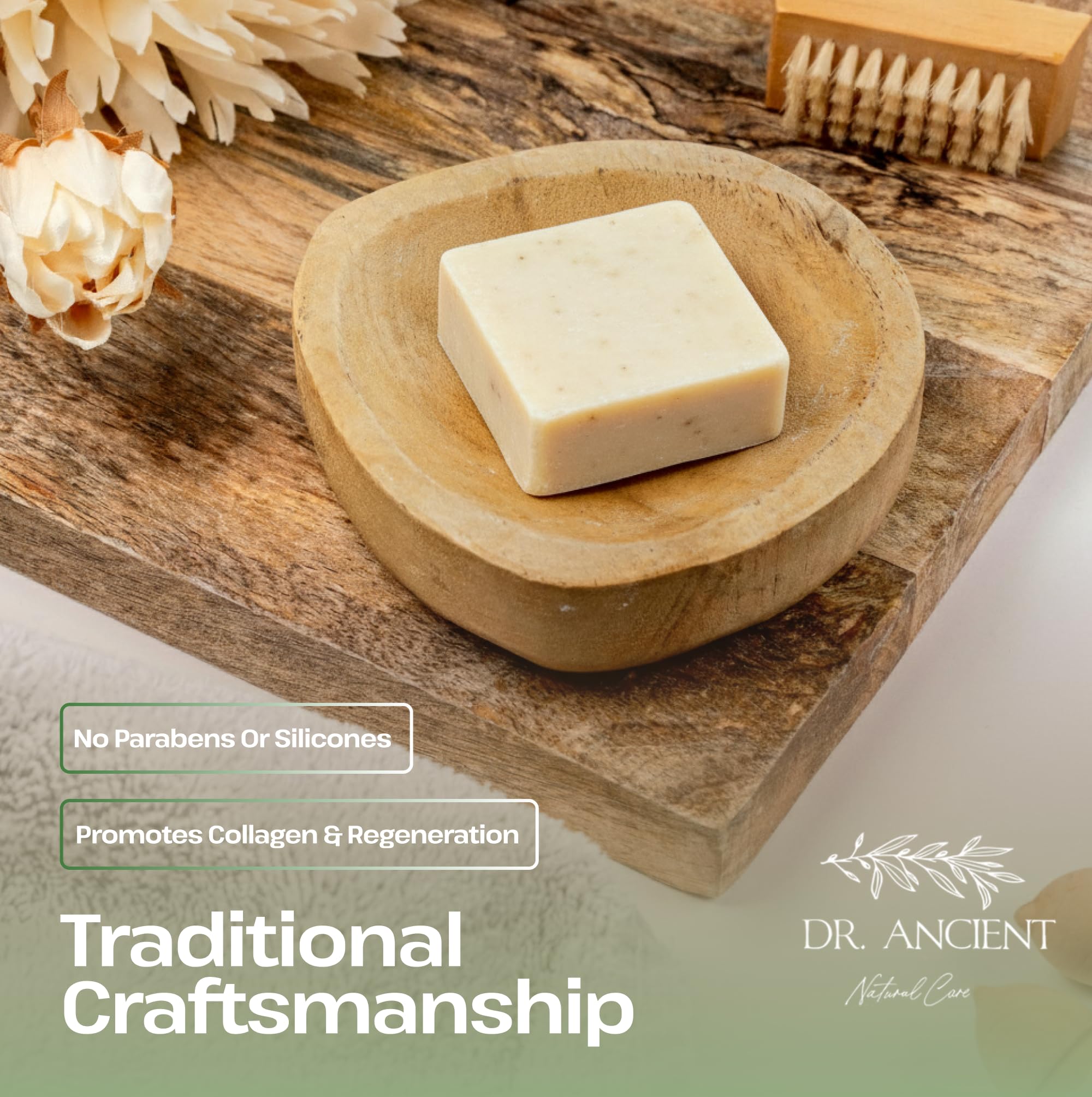 Dr.Ancient Savon lait d’âne – Emballage respectueux de l’environnement.