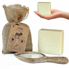 Dr.Ancient Savon lait d’âne – Mains propres et nourries.