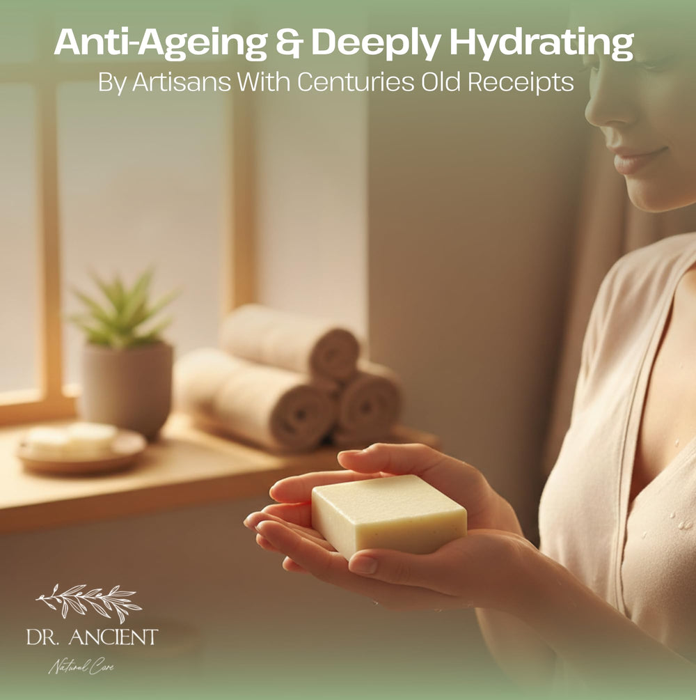 Dr.Ancient Savon lait d’âne – Texture onctueuse et expérience spa.