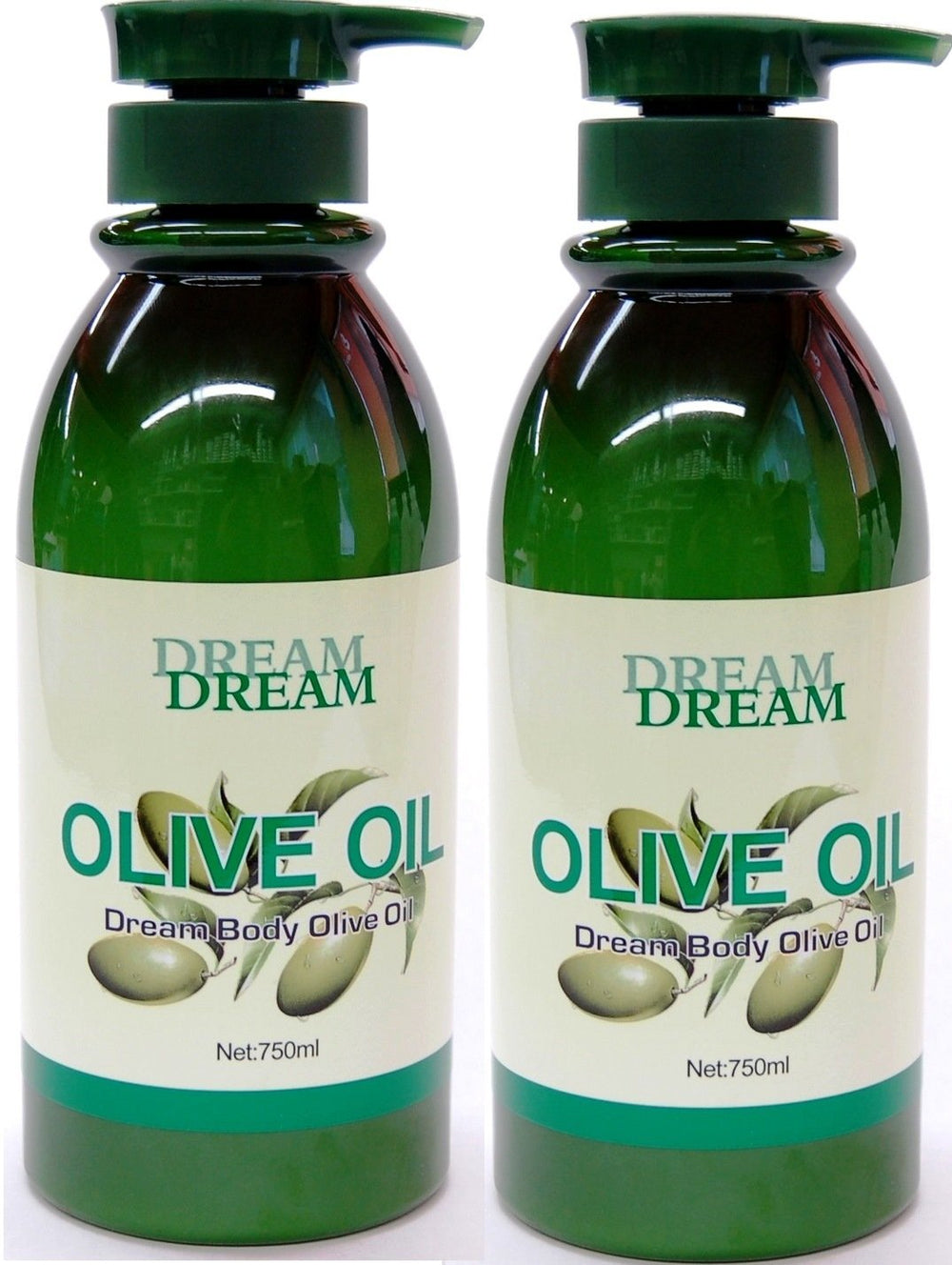 Dream Body huile d’olive, bouteille 750 ml, pack de 2, idéale pour cuisiner.