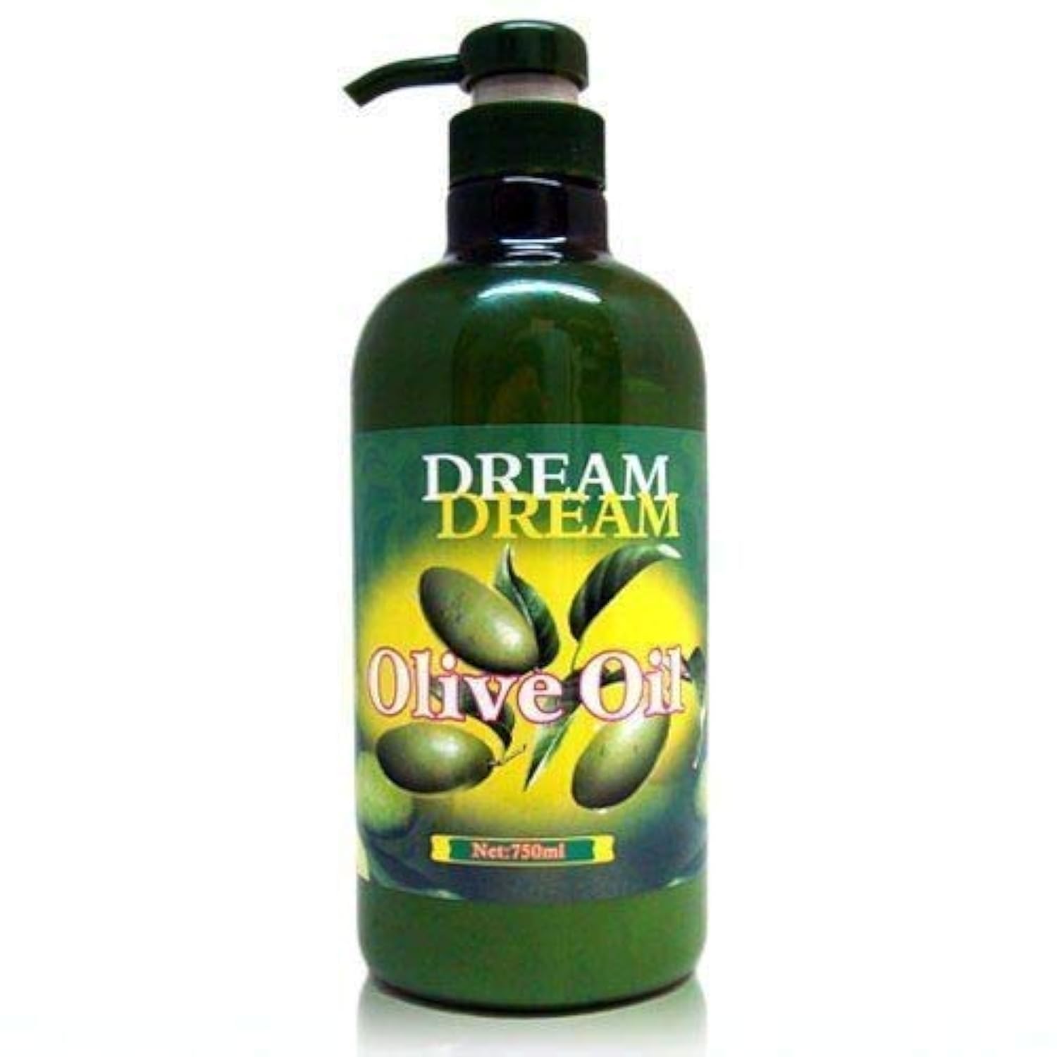 Dream Dream Lotion Olive – bouteille 750 ml prête pour les soins corporels