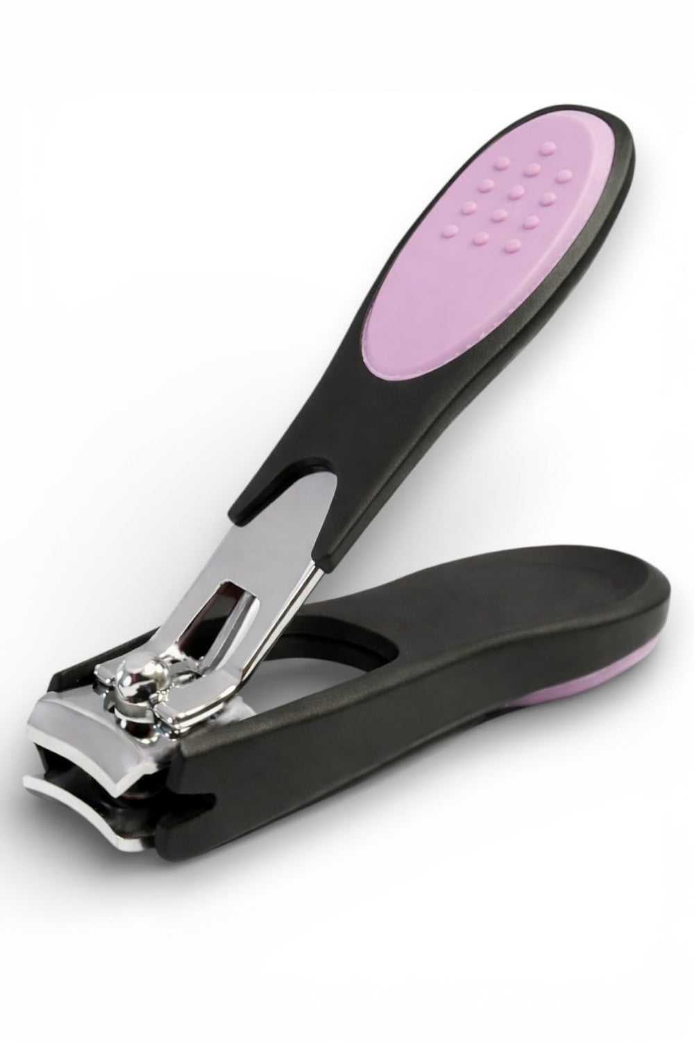 DreamCut coupe-ongles en acier inox chromé avec lame nette pour des coupes propres.