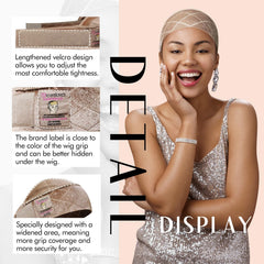 Dreamlover bandeau adhérence renforcée pour perruques à dentelle frontale.