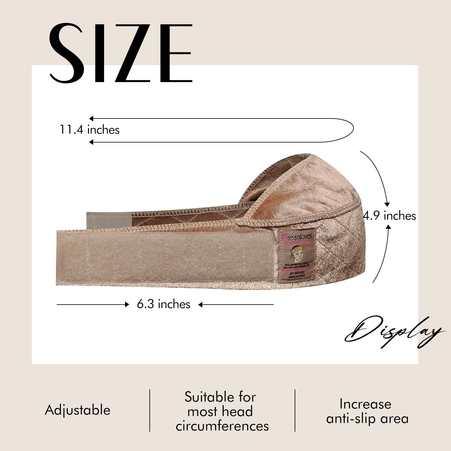 Dreamlover bandeau confort doux idéal en usage quotidien.
