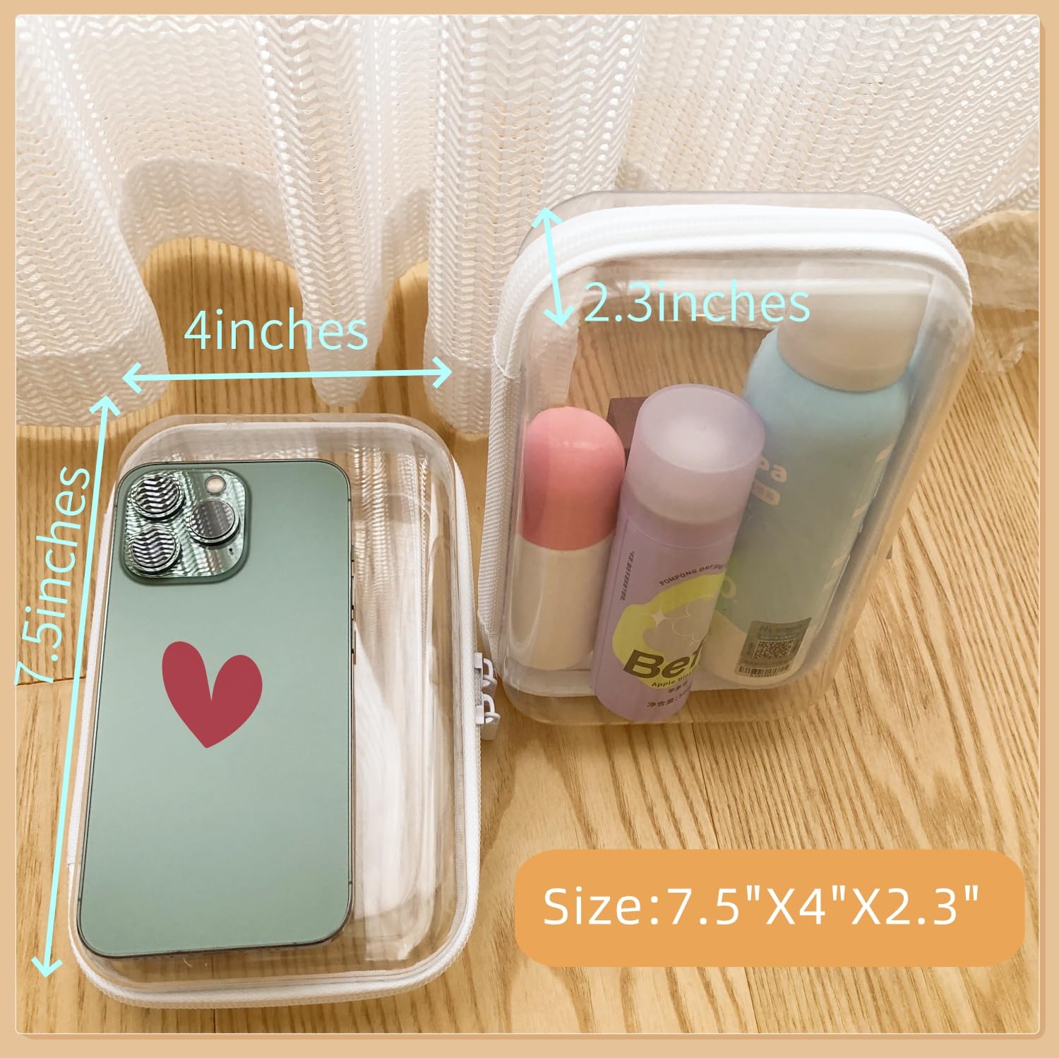 Dressica coffres transparents idéaux pour sac à langer et voyages.