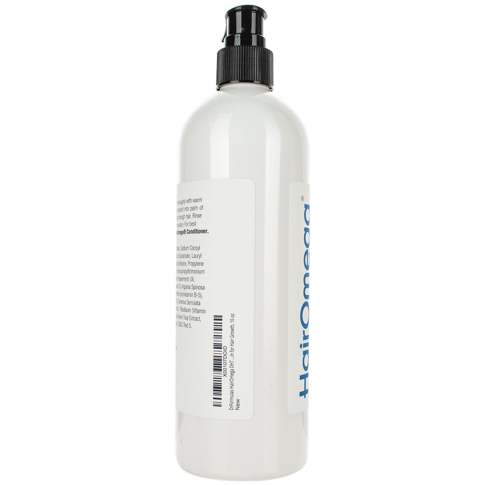 DrFormulas HairOmega DHT Blocker Shampoing — routine quotidienne, utilisation facile pour cheveux propres et revitalisés.