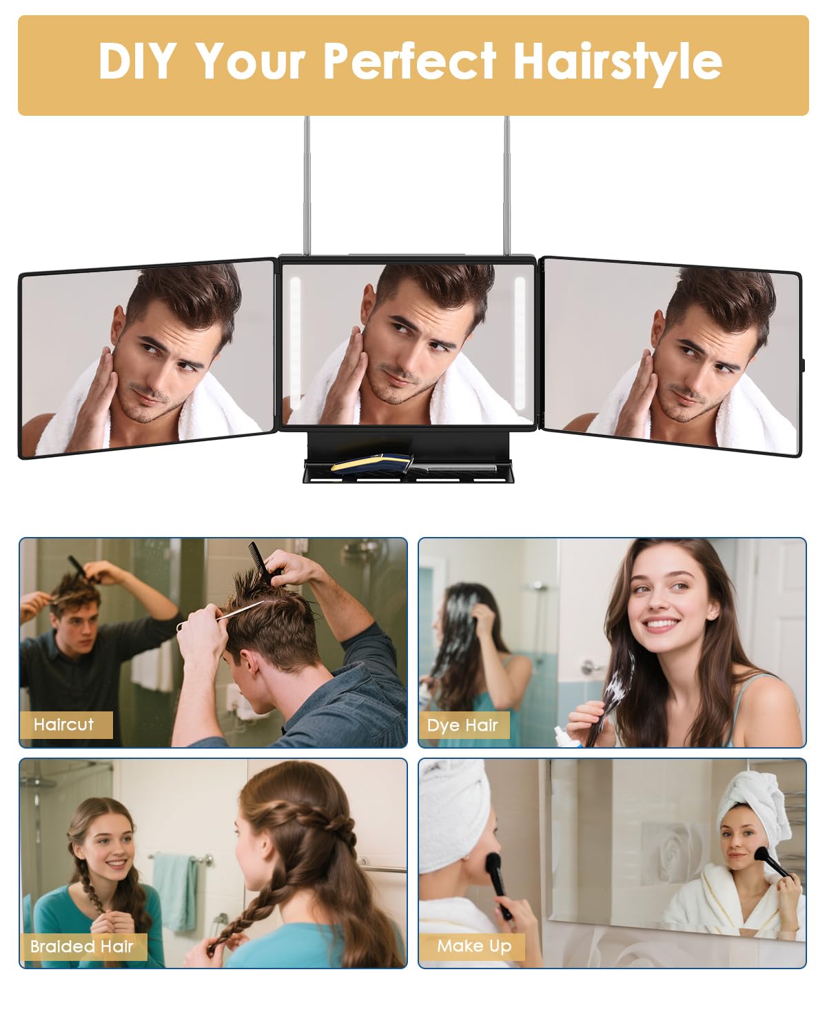 Miroir Dripex durable avec design moderne pour tout espace