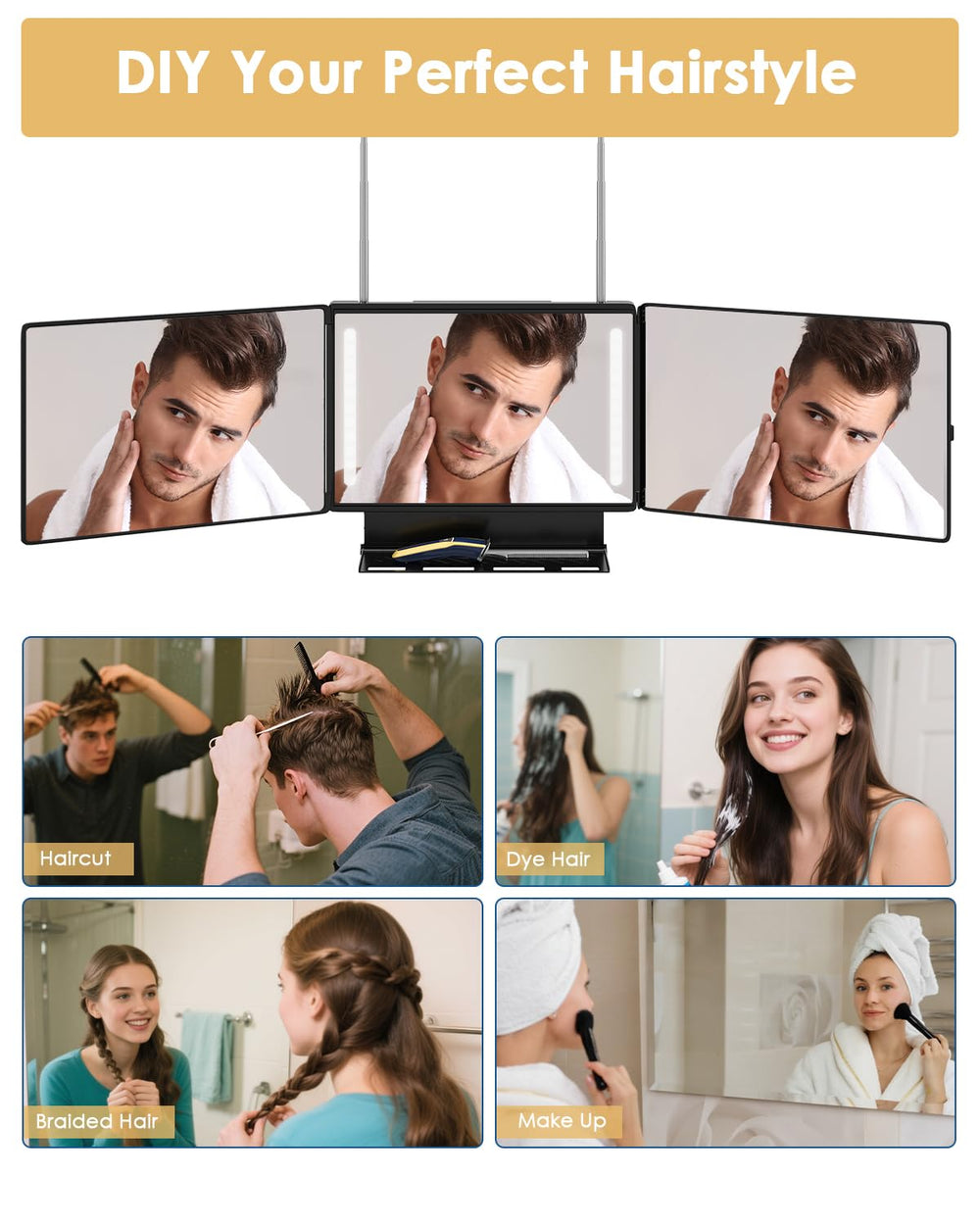 Miroir Dripex durable avec design moderne pour tout espace