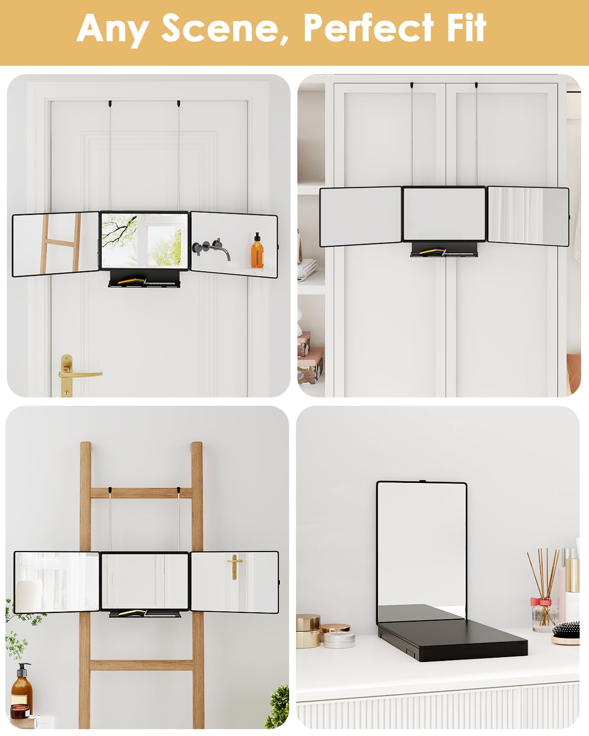 Dripex miroir range-accessoires, tout à portée de main.