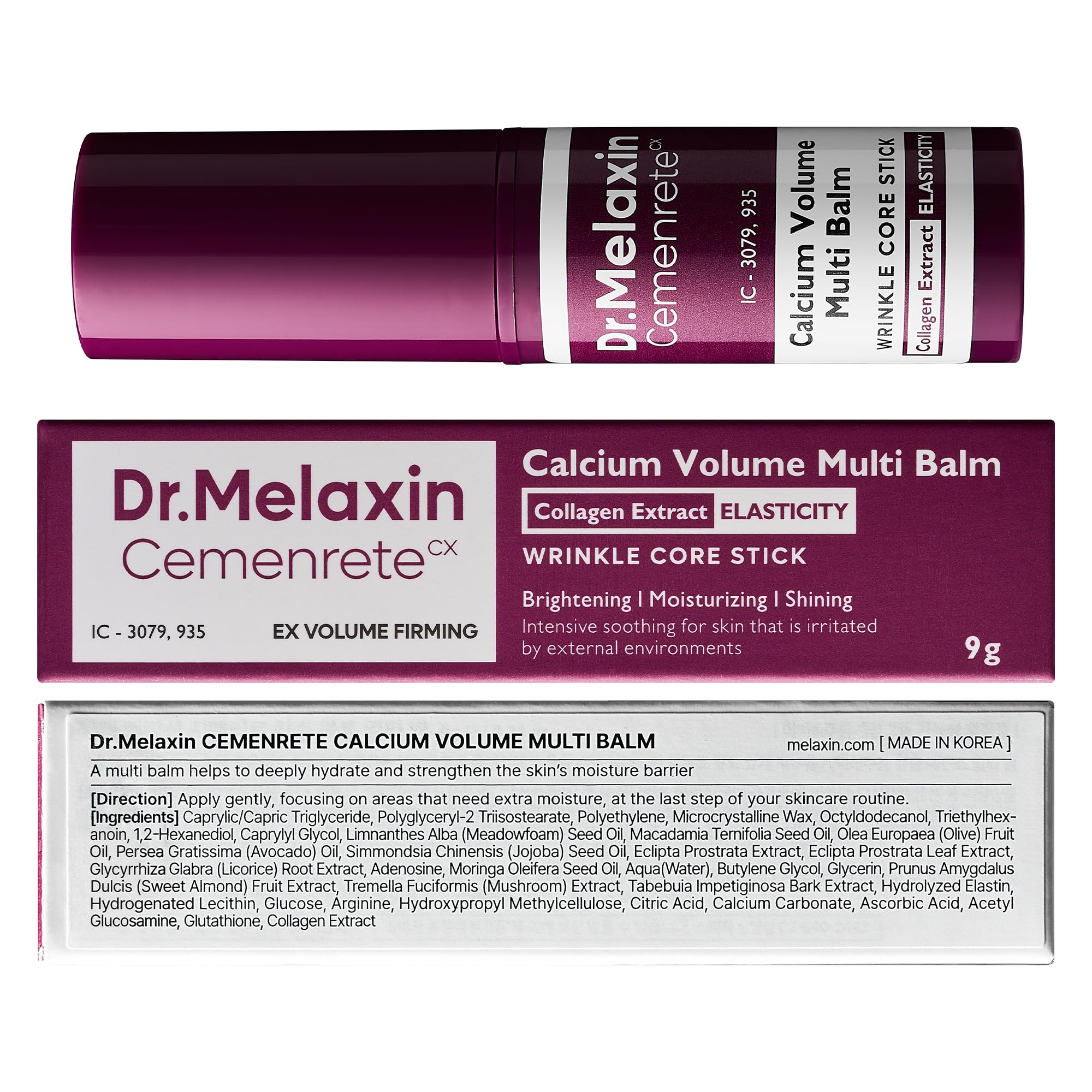 Dr.Melaxin Cemenrete Stick: parfum neutre et utilisation discrète en routine
