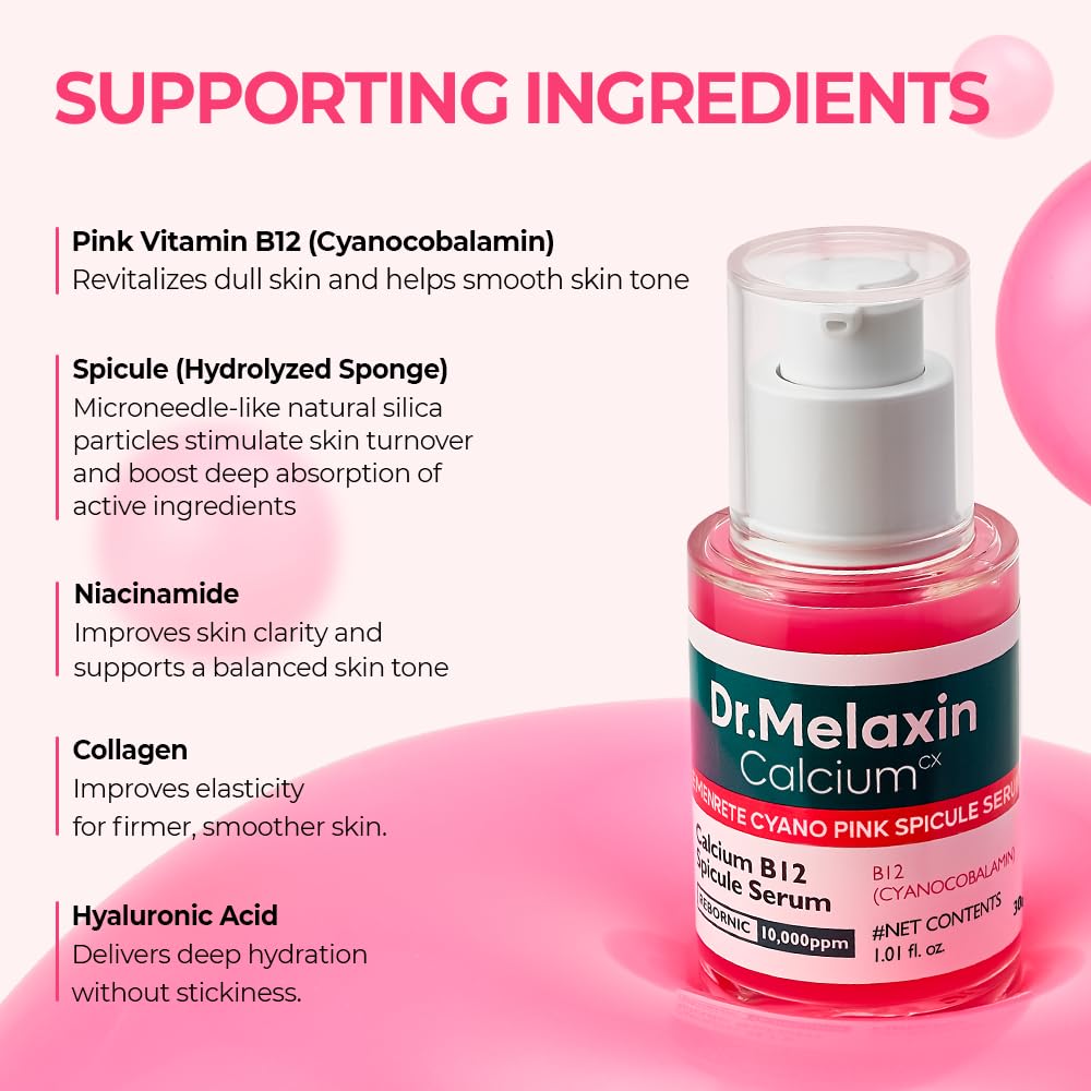 Pores visiblement resserrés après l'application du sérum Dr.Melaxin