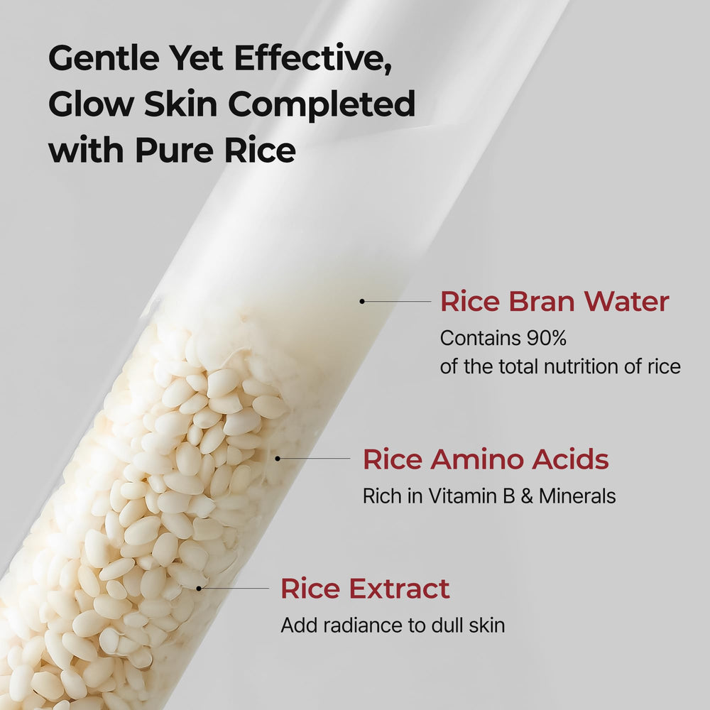 Dr.Melaxin tonique riz fermentation apporte nutrition et vitalité à la peau.