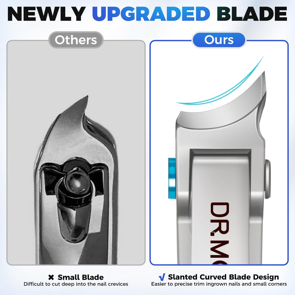 DRMODE coupe-ongles angle incline, lame profilée pour coupe précise.