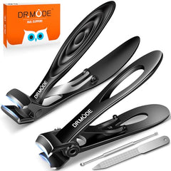 DRMODE coupe-ongles epais ouverture large, outil robuste pour ongles resistants.