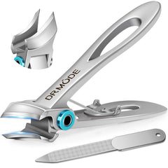 DRMODE coupe-ongles épais ouverture-large facilite la coupe des ongles.