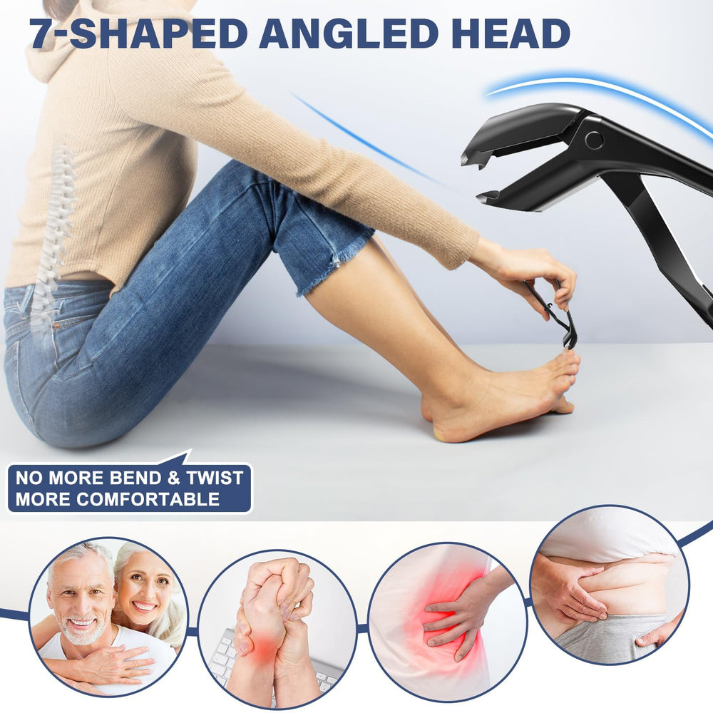 DRMODE coupe-ongles pour gros orteils, grande ouverture utile pour ongles épais.