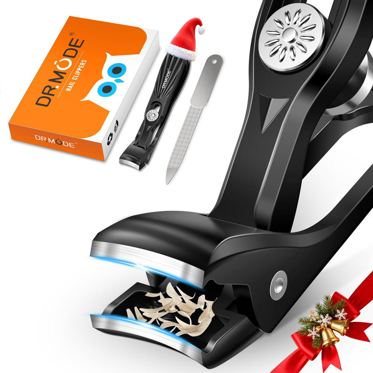 DRMODE coupe-ongles pour homme, tête inclinée pour une coupe précise sans effort.