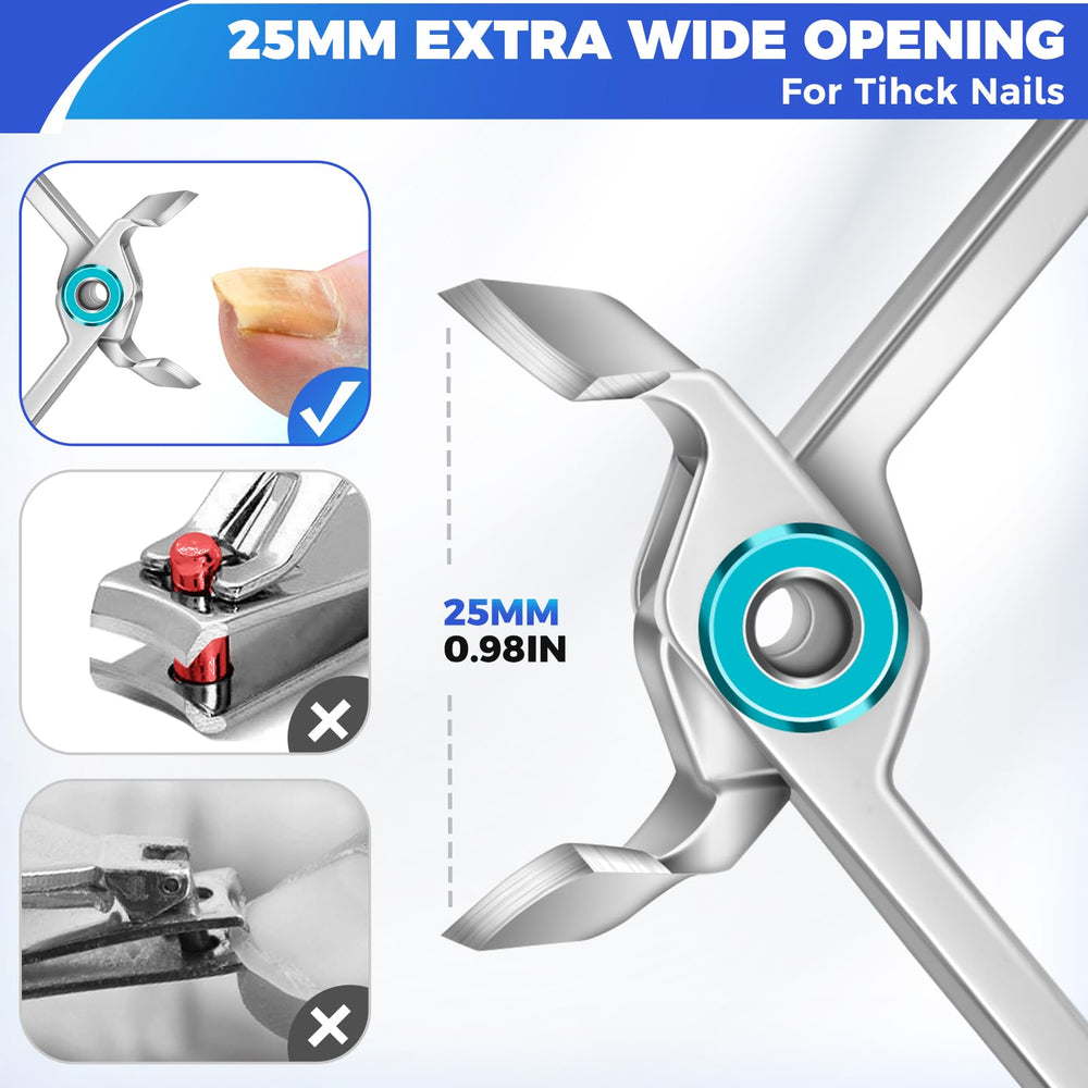 DRMODE coupe-ongles inox precision, acier durable pour des coupes nettes.