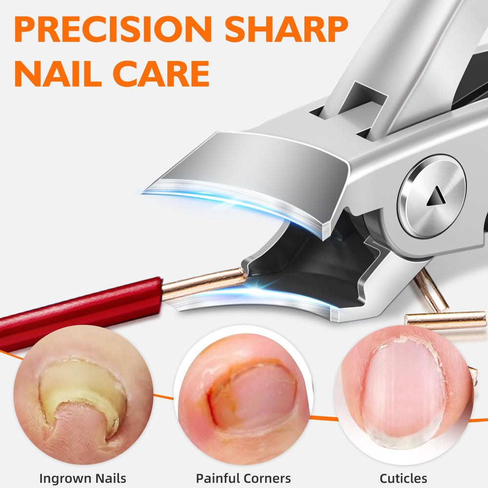 DRMODE Coupe-ongles lame tranchante et puissante pour une coupe nette.