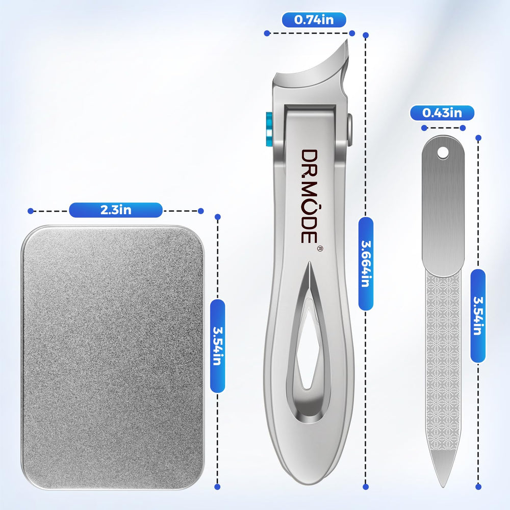 DRMODE coupe-ongles nettoyage facile, acier facile a entretenir.