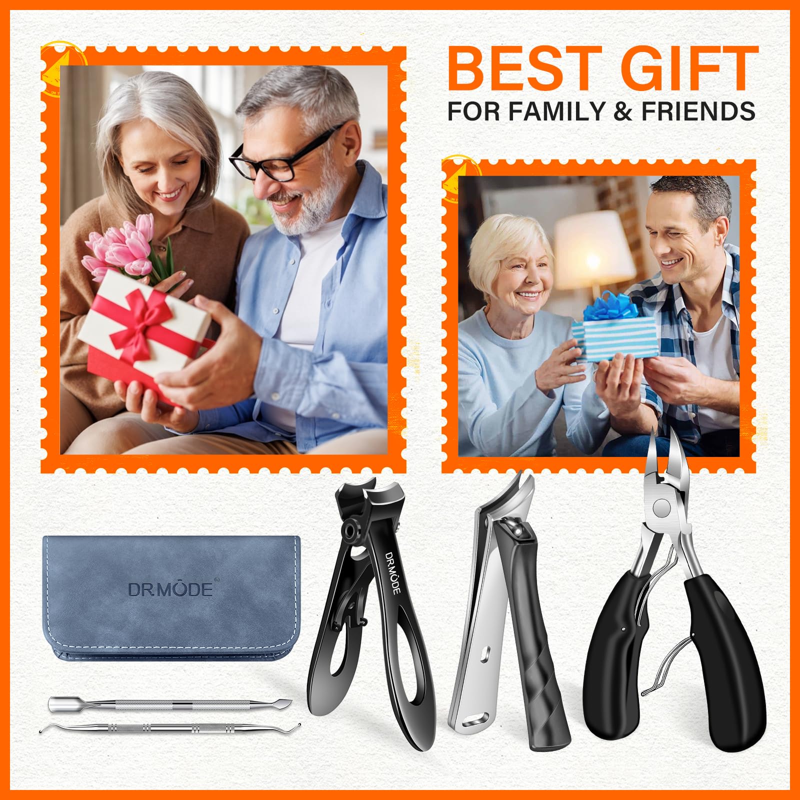 DRMODE kit-soin-ongles-complet-cadeau, parfait pour offrir et prendre soin